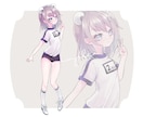 商用利用OK！きらきらかわいい萌えイラスト描きます 一枚絵、アイコン、立ち絵、動画用イラストなど イメージ7