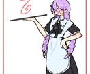 女の子キャラのアイコンを描きます わかりやすく判別しやすい絵柄で皆様のプロフィールを彩ります！ イメージ1