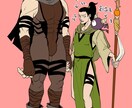 創作キャラの立ち絵描きます 男性、男の子が得意です。異形も少しいけます。 イメージ3
