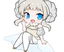 商用利用可！シンプルで可愛いイラスト描きます 表情差分付き！SNS･配信･グッズ製作などにどうぞ！ イメージ3