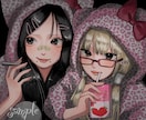 最短2日！エモかわいい女の子イラスト描きます 背景無料、商用、二次利用可！様々な場面でお使いください イメージ8