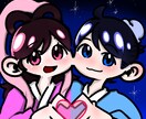 可愛い絵柄で似顔絵を描きます 特別で素敵な似顔絵を描かせていただけませんか？ イメージ9