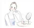 女性ウケするビューティー系イラスト描きます エステ、ネイル、女性の心をキャッチする美容イラストレーター イメージ4