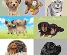 様々な絵柄で*ペット・動物のリアルイラスト描きます 【商用利用可】SNSアイコン・プレゼント・ご自宅に飾る用など イメージ7