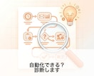 その手作業、自動化できるか診断しますます 自動化の第一歩！実現可否と費用感をお伝えします イメージ1