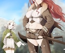 ご希望のタッチで女の子を描きます あなたのご希望に沿うキャラを作成します イメージ8