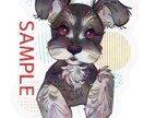 愛犬のオーダーメイド似顔絵描きます うちの子グッズ制作にもピッタリ！ イメージ2