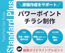 特典付！パワーポイントでチラシ等を作成します -Standard Plus-原稿作成をサポート！ イメージ1