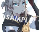 かわいい厚塗り風SNSアイコンの制作など承ります 商用利用可。配信や動画一枚絵などにも対応！ イメージ9