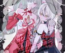 SNSアイコン・夢絵、カップルイラスト描きます かわいい雰囲気のイラストをお届けします♡ イメージ1