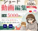 安心しておまかせを！ショート動画を作成します イメージをカタチに。目的に合わせた動画を丁寧にサポートします イメージ1