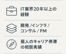 30代のITキャリア停滞を整理します 停滞の原因を言語化し前進へ導きます イメージ3