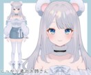 Live2d用のパーツ分けイラストを描きます あなたの思い描く素敵なキャラクターイラストを制作します！ イメージ5