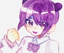 手描き水彩でかわいいデフォルメ描きます SNSアイコンやプレゼントにも使える水彩イラスト イメージ1