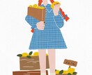 商用OK！カラフルでキャッチーなイラスト作成します やわらかい中にもキャッチーさのあるイラストお描きします イメージ2