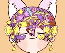 商用可◎かわいいSNSやブログ用アイコンを描きます POPなアイコン。X用、インスタ用、LINE用。個性的。 イメージ6