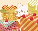 かわいいイラストを描きます 動物や花のイラストが得意です！ イメージ1