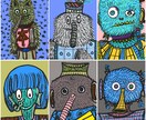 超～☆個性的なキャラ作成、致します 商用化OK☆提案·修正、納得するまで、著作権譲渡!!! イメージ2