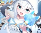 女性も男性も可！キャラクターイラストお描きします サムネイルやグッズ、立ち絵など！お気軽にご相談ください！ イメージ3