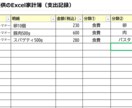 家計簿Excelでのグラフの作成のしかた教えます 当方提供の家計簿Excel限定(メッセにて提供致します) イメージ5
