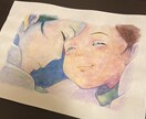 お好きなイラストに水彩画風にアレンジします 【簡単】好きなイラストとベースカラーを伝えるだけ♪ イメージ1