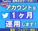 集客・フォロワー増加に！Twitter運用します 忙しいあなたに代わって１ヶ月アカウントを運用！ イメージ1