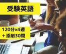 大学受験英語　1か月徹底指導します ～120分×4週間　手厚くオーダーメイド指導！ イメージ1