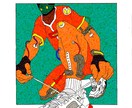 スニーカーメインのクール系イラスト描きます オリジナルTシャツやスマホケースなどの利用にどうぞ イメージ2