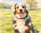 愛犬、ワンちゃん用に！ペットイラストをお描きします 芸大卒イラストレーターがご希望通りにお描きします イメージ4