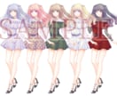 キャラクター立ち絵、イラスト描きます あなたのオリジナルキャラを形にします イメージ5