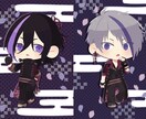 線画なしのかわいいミニキャラお描きします 線画なしのかわいいミニキャラです イメージ1