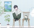 透明感のあるイラストを制作します SNS、動画内利用など様々なご要望にお応えいたします！ イメージ5