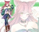 配信用、Vtuber、等身イラストの立ち絵描きます TRPG、ゲーム、IRIAM用の可愛いキャラ制作します イメージ9