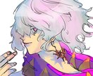 イラスト、キャラデザインします 儚い系、暗い系がお好きな方向け イメージ3