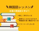 韓国語でフリートークレッスンします 韓国人と本場の韓国語の練習ができるレッスンです！ イメージ1