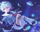 商用込み◎歌ってみた・１枚絵等描きます 元アニメーターが可愛い&かっこいいイラスト描きます イメージ1