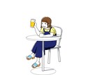 シンプル・かわいい・おしゃれ系イラスト描きます 商用OK！雑誌やwebの挿絵など希望のトーンに合わせて作成！ イメージ2