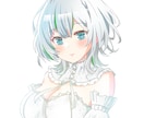 配信者様向け★魅力的な1枚絵を制作します V活動を応援！サムネイル・配信・グッズ用に！ イメージ6