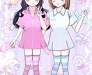 可愛いイラスト描きます SNSアイコンや歌ってみた動画のサムネイルなど受付中 イメージ3