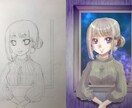 着色代行｜貴方の線画・落書き・代わりに色塗りします 線画描いたら力尽きた！鉛筆での落書き塗って欲しい！を叶えます イメージ2