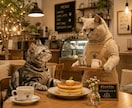お子様の描いた絵をリアルな作品にします お子様が描いた『頭の中の世界』を写真のような作品に仕上げます イメージ4