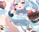 サムネ/立ち絵など！可愛いイラストお描きします キャラデザイン無料！イラスト全般なんでもお描きします！ イメージ3