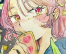 女の子のイラストを描きます プレゼント、インテリア、コレクションにいかがでしょうか。 イメージ3