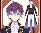 月1名限定！ Live2Dフルセット制作します 著作権込み！表情差分＋三面図Live2D イメージ4