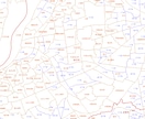 全国　県、市区郡、大字、字境界地図出来ます 全国県、市区郡、大字、字境界地図 イメージ3