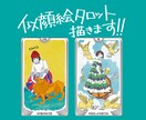 ゆるシンプルに似顔絵をタロットにします あなただけのおまもりになる１枚をお描きします！ イメージ1