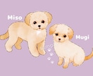 大切なペットとの思い出に★かわいい似顔絵描きます 温もりを感じるイラストご提供します♪Webメディア掲載歴有 イメージ5