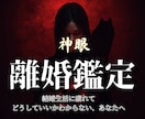 離婚の迷いを多大なるデータと霊視でお導きします 結婚生活に疲れ果て 、 どうしていいかわからないあなたへ。 イメージ1