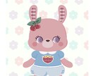 動物キャラクター制作します 淡い色と可愛いキャラクターを制作します イメージ4