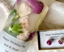 プロポーズ結婚式のお花をキャンドルとアクセにします 2点セット　ランタンとアクセサリーに残します　アフターブーケ イメージ1